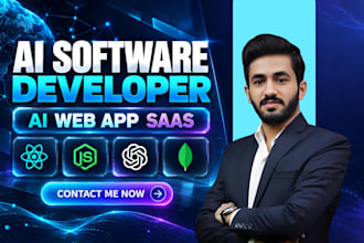 be your ai software developer, full stack ai developer and ai website developer