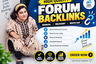 build relevant forum backlinks for your website