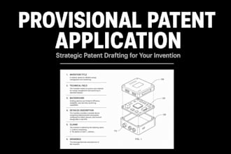 draft a strategic provisional patent application for your invention