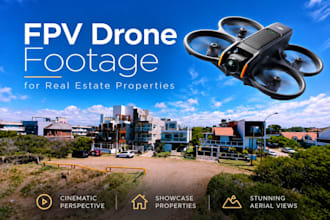 film cinematic fpv drone footage for real estate properties
