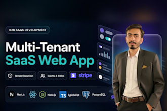 build your multi tenant saas web app with stripe billing and user roles