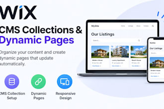 create  cms collections and dynamic content pages