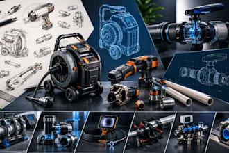 do plumbing products design, pcv, cpcv products, vales, taps, plumbing tools