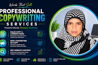 write high converting sales copy and website content