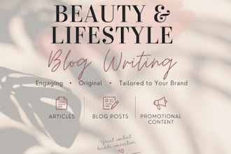 blog posts and articles for your website