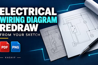 redraw electrical wiring diagrams from your sketches