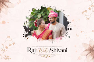 design a premium and creative wedding album and photobook