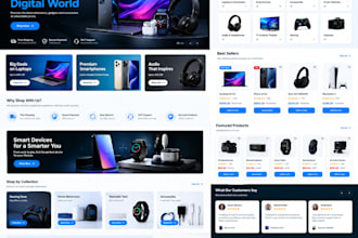 design a modern shopify store and shopify website,