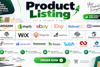 manage and optimize product listings across ebay, poshmark, and multiple