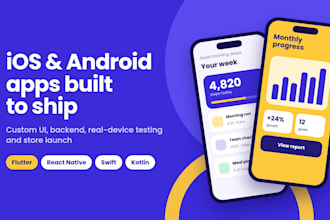 build and publish ios and android app