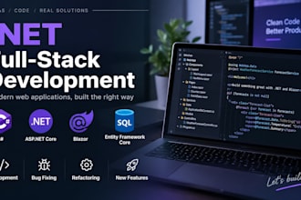 develop and fix asp net core and blazor web applications