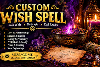 cast custom wish spell