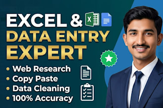 do expert data entry, data cleaning work