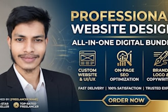 build a modern website with SEO, logo design and copywriting