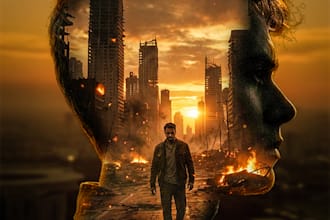 create creative photo manipulation and double exposure art