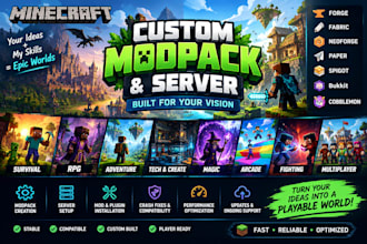 build, fix optimize minecraft modpacks convert forge fabric minecraft developer