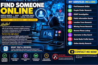 find someone, trace missing person, online people search, location trace