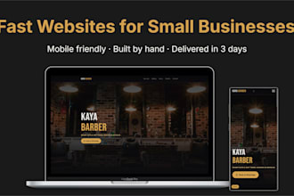build a fast mobile friendly website for your small business