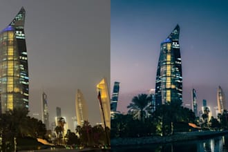 color grade and edit photos
