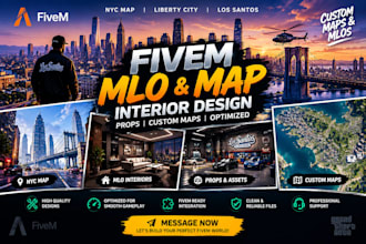 create fivem mlo fivem map interior design fivem props nyc map liberty los map