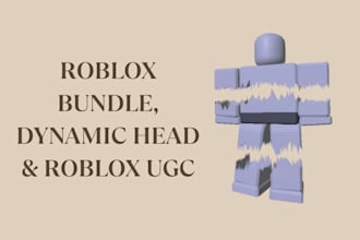 make  roblox dynamic head, characters, ugc bundle