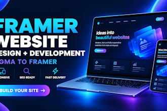 design and responsive framer website framer figma design figma to framer seo