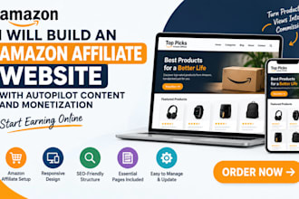 l build an amazon affiliate website with autopilot content and monetization