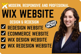 wix website redesign, redesign wix website, wix design and redesign website
