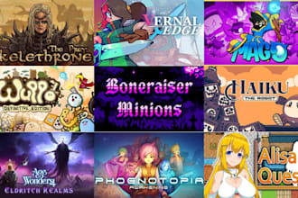 design custom steam capsule art and game art illustration package for games
