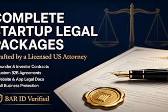draft custom startup founder and investor contracts as a US lawyer