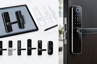 design smart lock, electronic door lock and smart home products