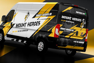 design fleet vehicle wrap fleet branding commercial vehicle box truck graphics