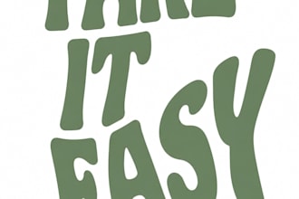 design a modern custom typography poster