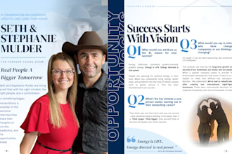 custom magazine design for brands, stories, and features