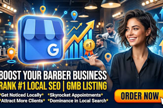 verified google my business local seo listing ranking barber ecommerce business