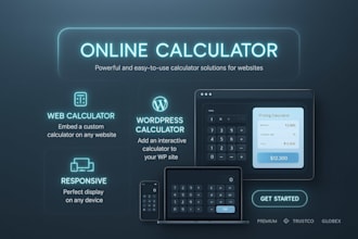build a custom pricing, cost or quote calculator for your website