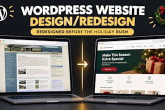 redesign your wordpress website before the holiday rush