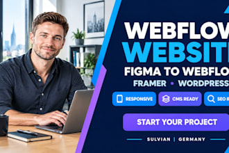design webflow website development, figma to wordpress, framer webflow developer