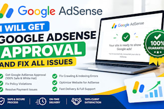 get google adsense approval and fix all issues