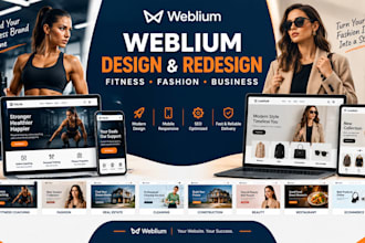 design weblium fitness coaching fashion website redesign weblium website expert