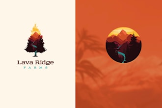 design minimalist icon and modern business logo