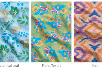 design seamless floral textile pattern for fabric print
