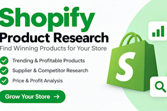 shopify winning product research, dropshipping product research, shopify product