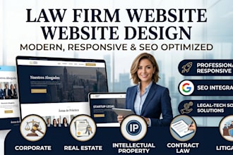 design law firm website legal startup lawyer attorney website development SEO