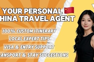 provide personalized china travel consultation