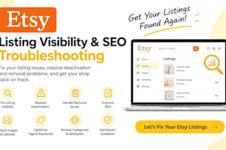 etsy listing not showing in search removal deactivation seo troubleshooting