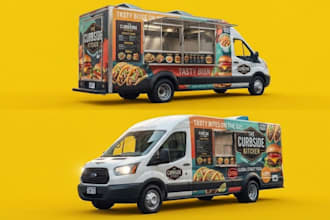 design food truck wrap food trailer wrap food truck design and truck wrap design