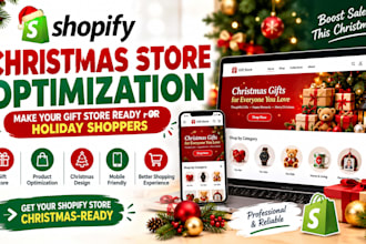 optimize shopify christmas store for gift sales and holiday shoppers