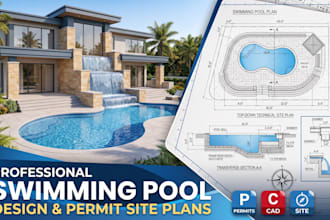 design modern swimming pool site plan 2d pool layout and backyard landscape plan