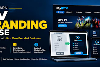 teach you rebranding iptv by yourself, iptv course
